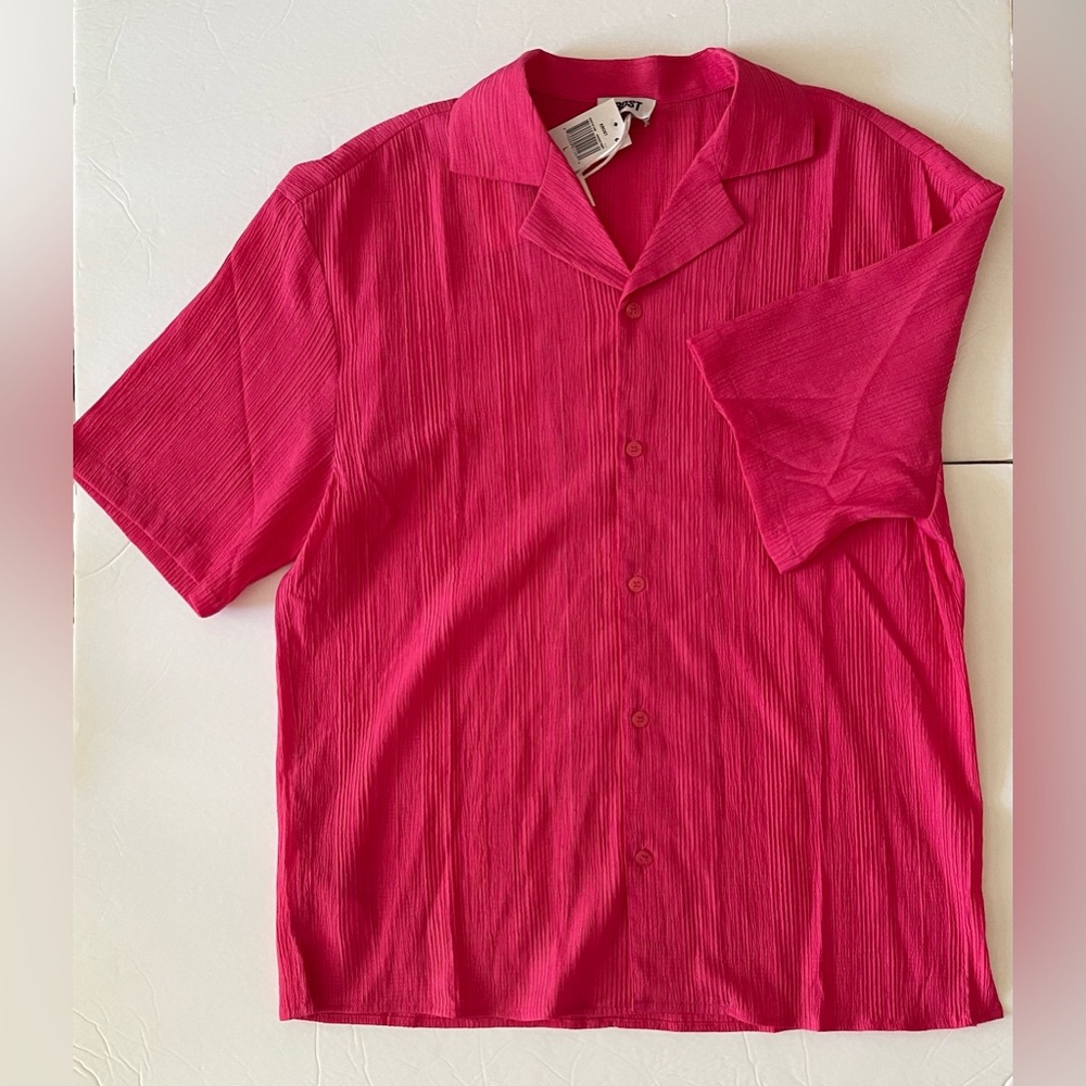 NWT women's button down shirt Krost (L) MSRP $160